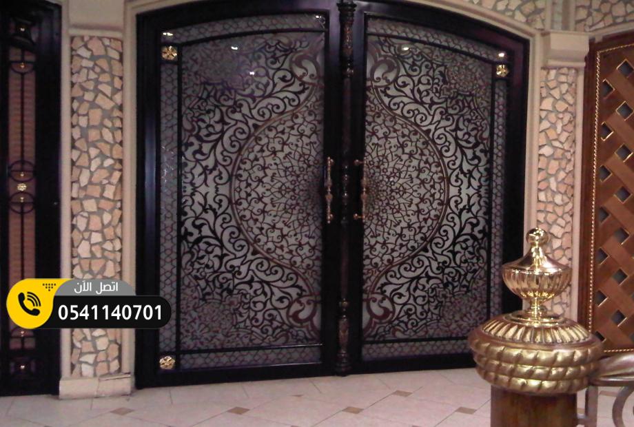 ابواب حديد خارجية بوابات حديد مشغول جدة