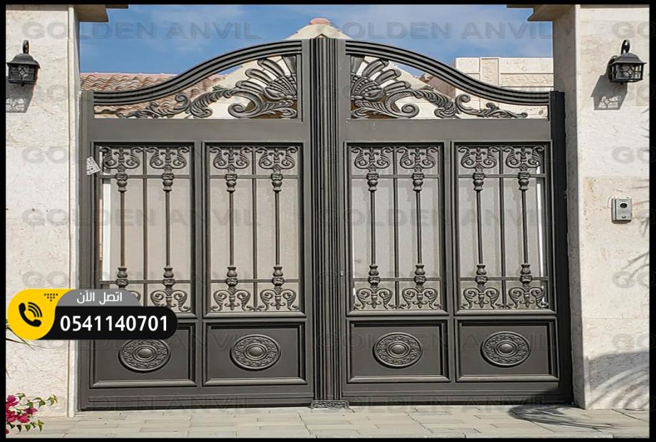 ارخص انواع ابواب الحديد خارجيه ابواب قص ليزر المنيوم باجمل الاشكال جدة