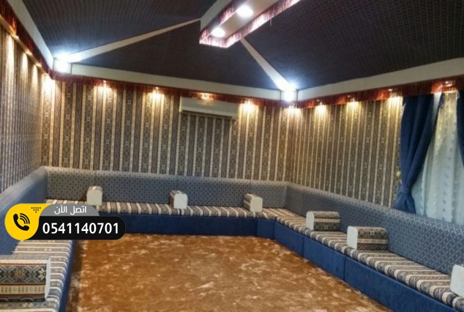 بيوت شعر ملكي كبيرة وصغيرة بتصاميم فخمة بجدة