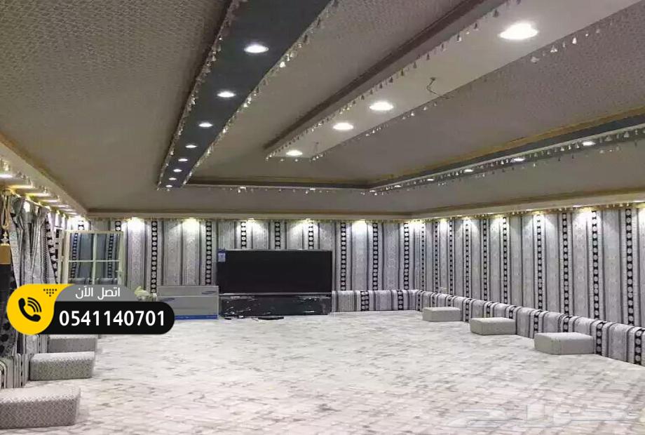 تفصيل بيوت شعر جدة ، تركيب بيت شعر ملكي